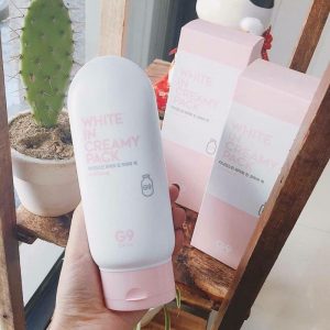 Kem Tắm Trắng G9 Skin White In Creamy Pack Hàn Quốc 4