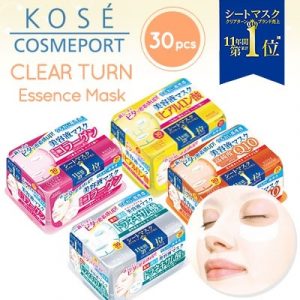 Mặt nạ Kose 30 miếng Cosmeport Clear Turn White có tốt không?