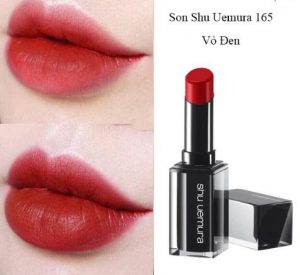 REVIEW Son Shu Uemura RD 165 (màu đỏ tươi) 2