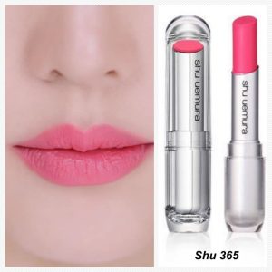 Khám phá chất son của Shu Uemura màu hồng đào 365.