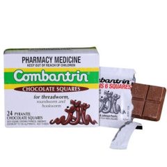 tẩy giun Combantrin Chocolate squares