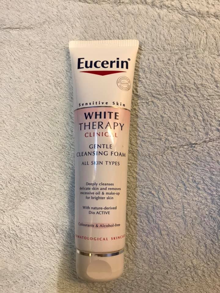 eucerin white therapy cleansing gel review