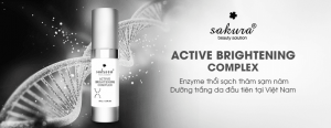 Enzyme trị nám sakura active brightening complex