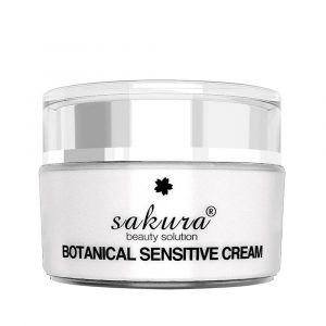 cach dung Kem dưỡng trắng cho da nhạy cảm Sakura Botanical Sensitive Cream