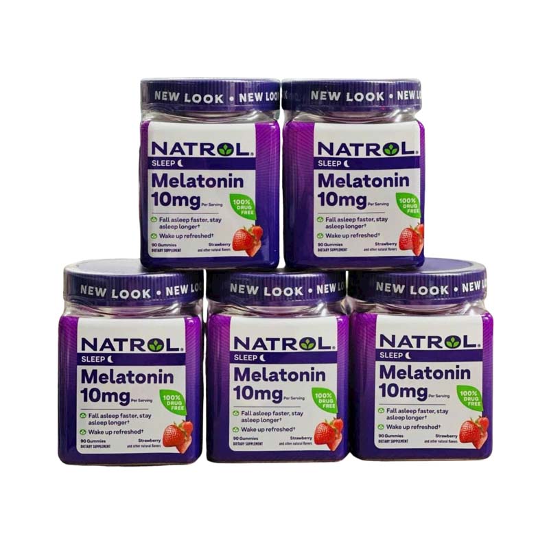 Kẹo ngủ ngon Natrol Gummies Melatonin 5mg,10mg chính hãng - XACHTAYNHAT.NET