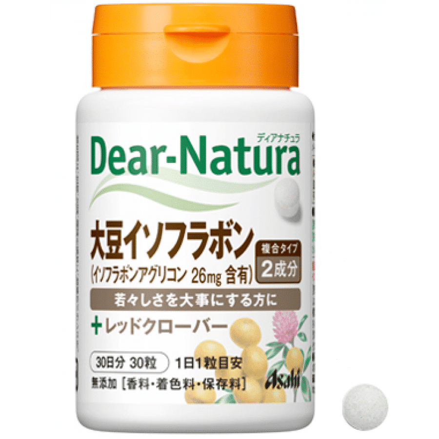 Viên Uống Asahi Dear Natura Mầm Đậu Nành Soy isoflavone 30 viên