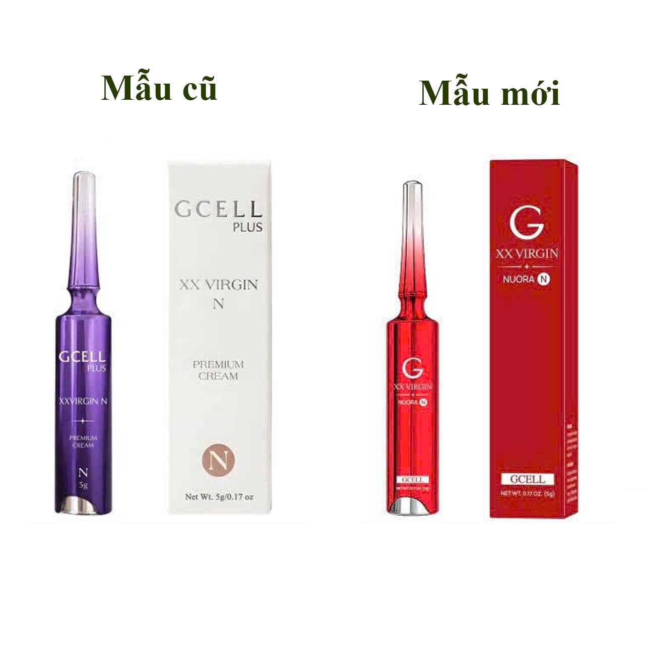 Kem làm hồng nhũ hoa GCell Plus XXVirgin Whitening Cream mẫu mới