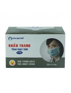 Khẩu trang than hoạt tính Bông Bạch Tuyết