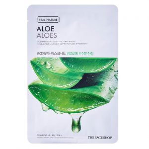 Mặt nạ nha đam trị mụn Real Nature Mask Aloe The Face Shop