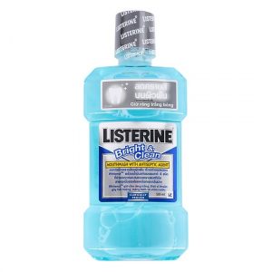 Nước súc miệng diệt khuẩn Listerine Bright & clean