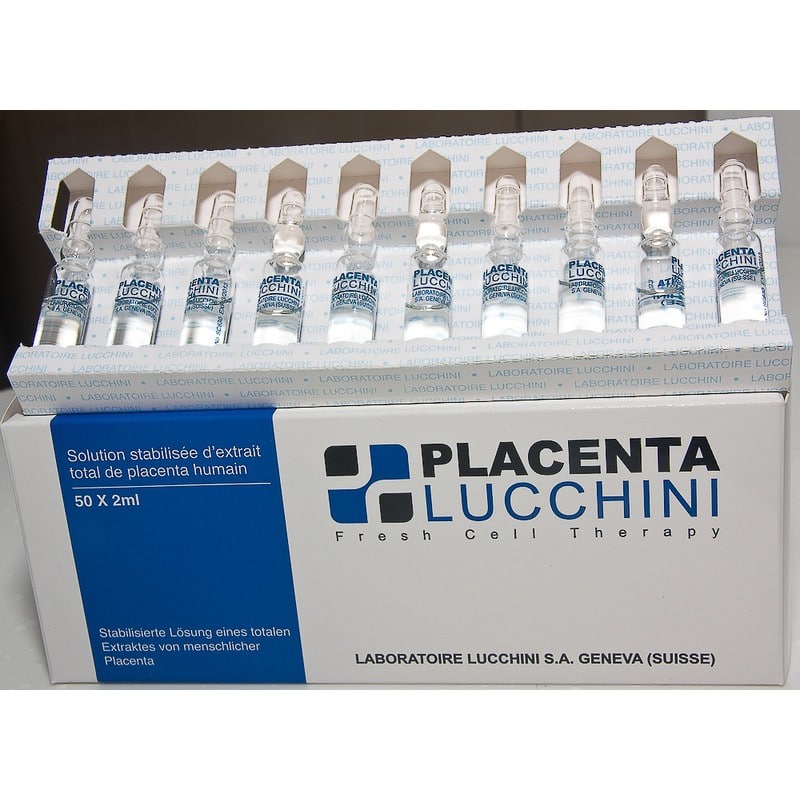 giới thiệu Thuốc tiêm trắng da trẻ hóa nhau thai PLACENTA LUCCHINI