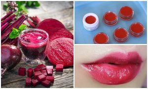 Cách làm son môi bằng củ dền đỏ