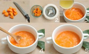 Cách làm son môi từ cà rốt