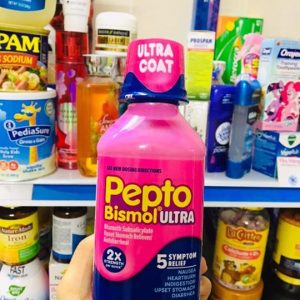 Công dụng của siro chuyên trị tiêu hóa dạ dày Pepto Bismol đến từ Mỹ