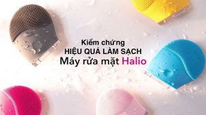 Công dụng của máy rửa mặt Halio Facial Cleansing & Massaging