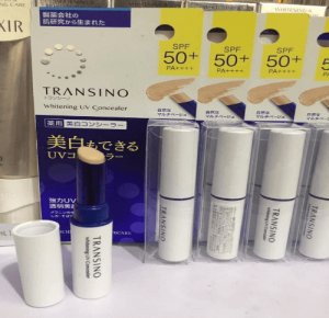 Thỏi che khuyết điểm Transino Whitening UV Concealer SPF50+ PA ++++ có tốt không?