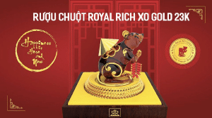 Mua rượu chuột Đông Hồ ROYAL RICH XO GOLD 23k canh tý 2020 ở đâu chính hãng tại TPHCM, Hà Nội, giá bao nhiêu?