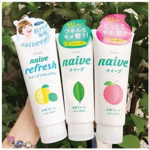Sữa Rửa Mặt Tẩy Trang Kracie Naive Makeup Removal Face Wash 200g