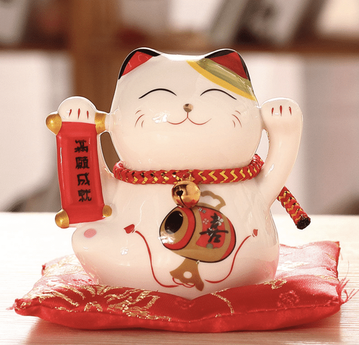 Hình ảnh mèo Maneki neko ( mèo thần tài ) đem lại may mắn như thế nào? 1