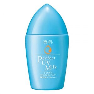Sữa chống nắng Senka Perfect UV Milk Review