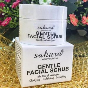 Review của khách hàng về kem tẩy tế bào chết Sakura Gentle Facial Scrub