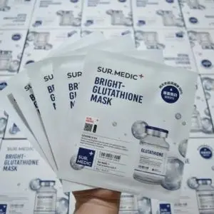 mặt nạ sur medic bright glutathione mask Mặt nạ dưỡng trắng Sur.Medic Bright Glutathione Mask