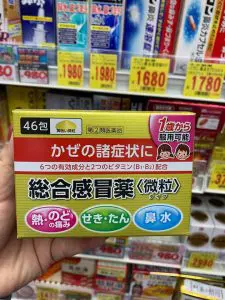 Thành phần thuốc cảm Nhật Bản Taisho Paburon