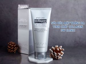 3w Clinic Collagen White Foam Cleansing