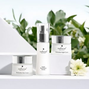 Công dụng của bộ dưỡng chống lão hóa Sakura Restorative Collection