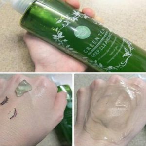 Gel tẩy trang Santa Marche Green Tea Deep Cleansing review