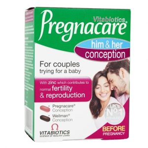 Viên uống tăng khả năng thụ thai Pregnacare Him & Her 60 viên 1