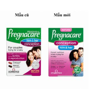 Pregnacare Him & Her mẫu mới