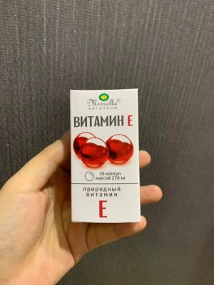 Vitamin E đỏ Nga 270mg review