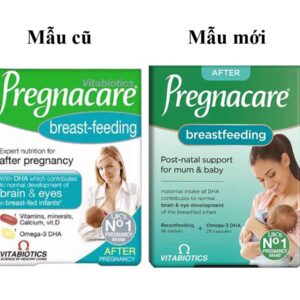 Vitamin tổng hợp cho mẹ sau sinh Pregnacare Breast-Feeding 84 viên mẫu mới