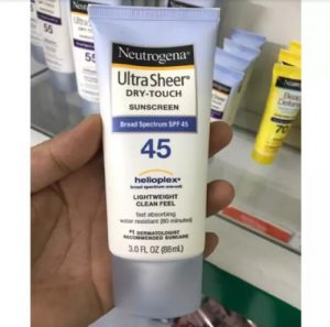 Kem chống nắng Neutrogena Ultra Sheer Dry Touch SPF 45