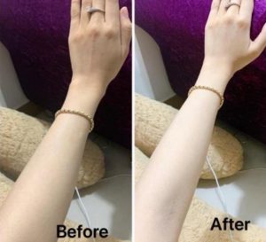 Review sữa dưỡng trắng, nâng tông da Body Useemi Gluta Plus Whitening Body Solution 300ml. 