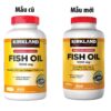 Dầu Cá Omega 3 Kirkland Signature Fish Oil 1000mg mẫu mới