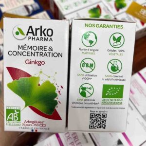 Ginkgo Arkopharma Pháp mẫu mới