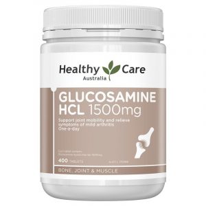 Bổ Xương Glucosamine HCL 1500mg Healthy Care Úc 400 Viên