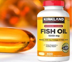 REVIEW viên dầu cá Kirkland Signature Fish Oil 