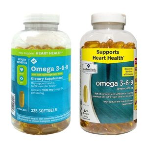 Viên uống dầu cá Omega 3 6 9 Supports Heart Health 1600mg 325 viên của Mỹ 1
