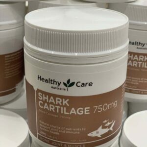 Sụn cá Shark Cartilage 750mg Healthy Care Úc