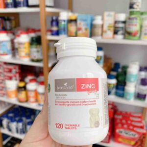 Viên nhai bổ sung kẽm Bio Island Zinc 120 viên cho bé