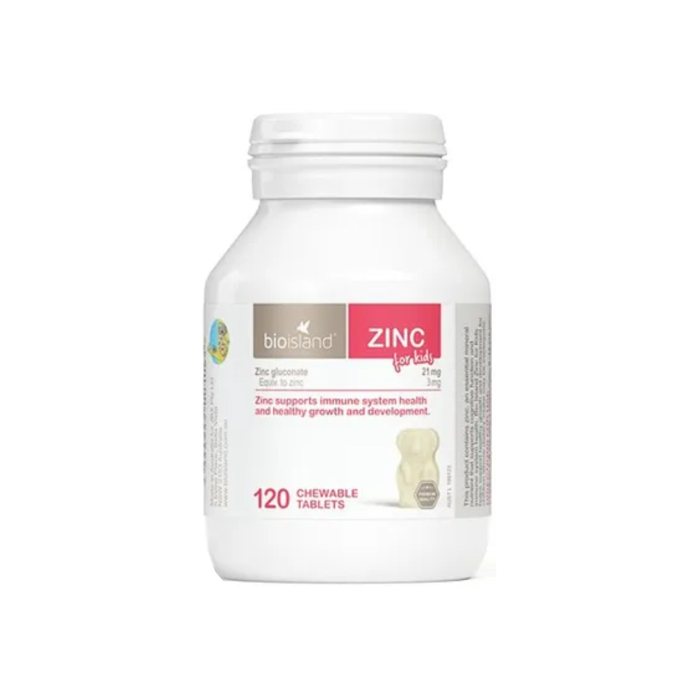 Viên nhai bổ sung kẽm Bio Island Zinc 120 viên