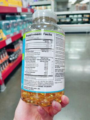 Viên uống dầu cá Omega 3 6 9 Supports Heart Health 300 viên