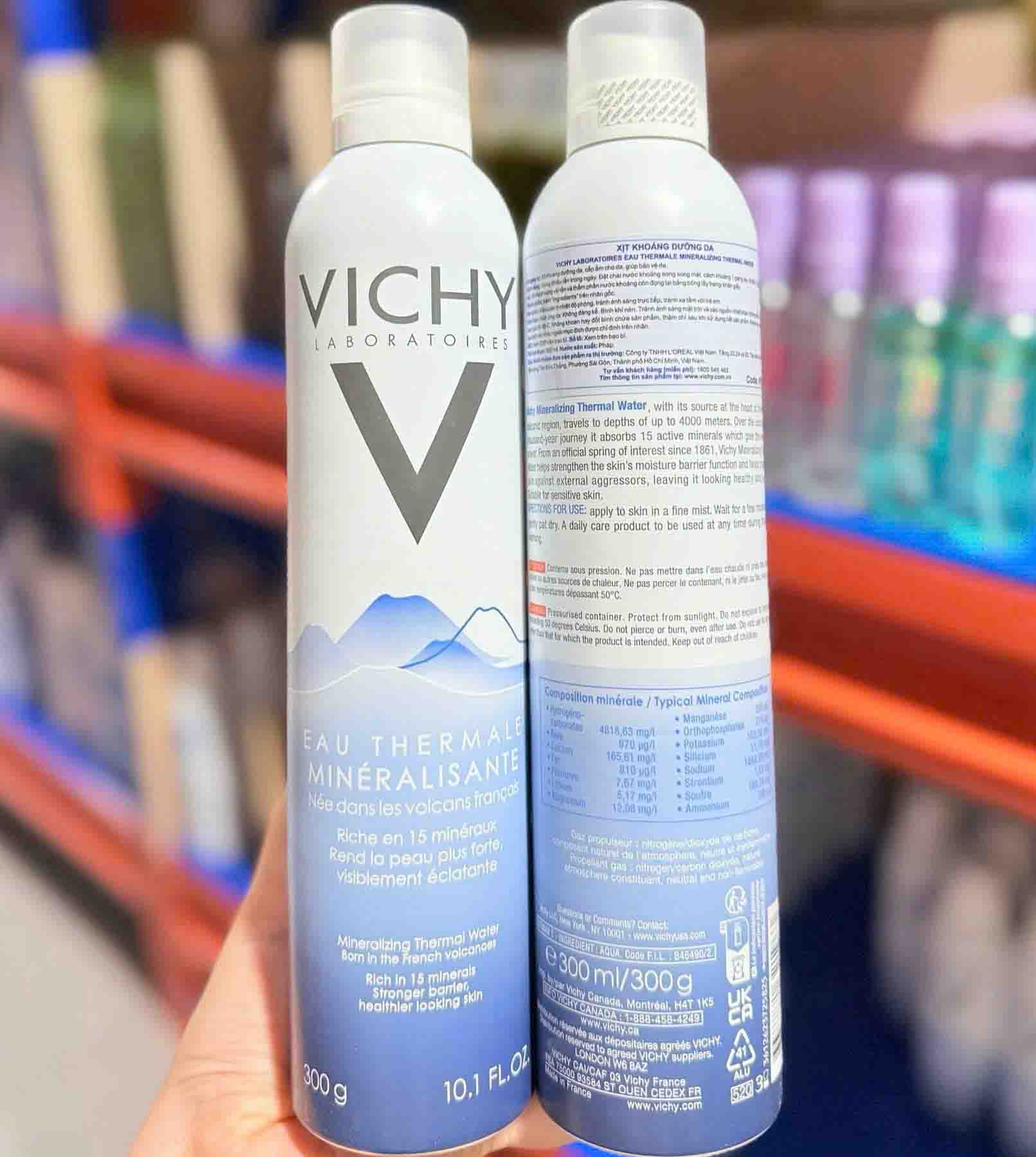 Xịt khoáng Vichy Mineralizing Thermal Water