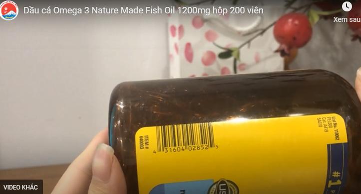 Nature Made Fish Oil 1200mg chính hãng giá bao nhiêu? Mua ở đâu?