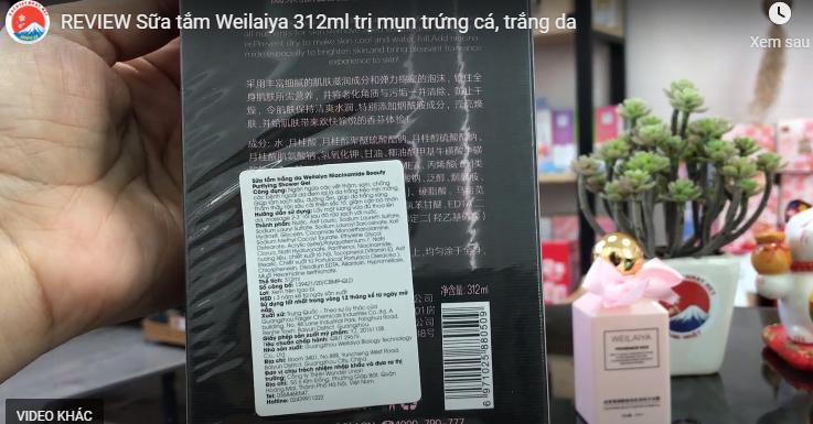 Mua sữa tắm Weilaiya  chính hãng ở đâu? Giá bao nhiêu?