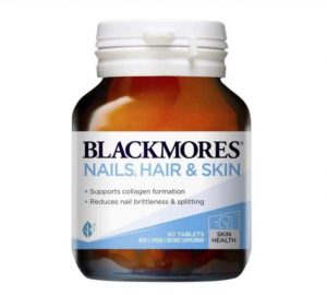 Viên uống Blackmores Nail Hair and Skin 60 viên Úc đẹp da, tóc, móng giảm gãy rụng 1