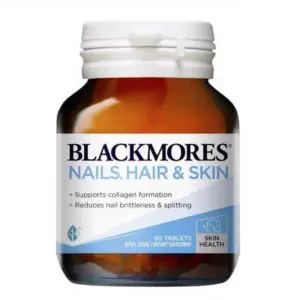 Viên uống Blackmores Nail Hair and Skin 60 viên Úc đẹp da, tóc, móng giảm gãy rụng